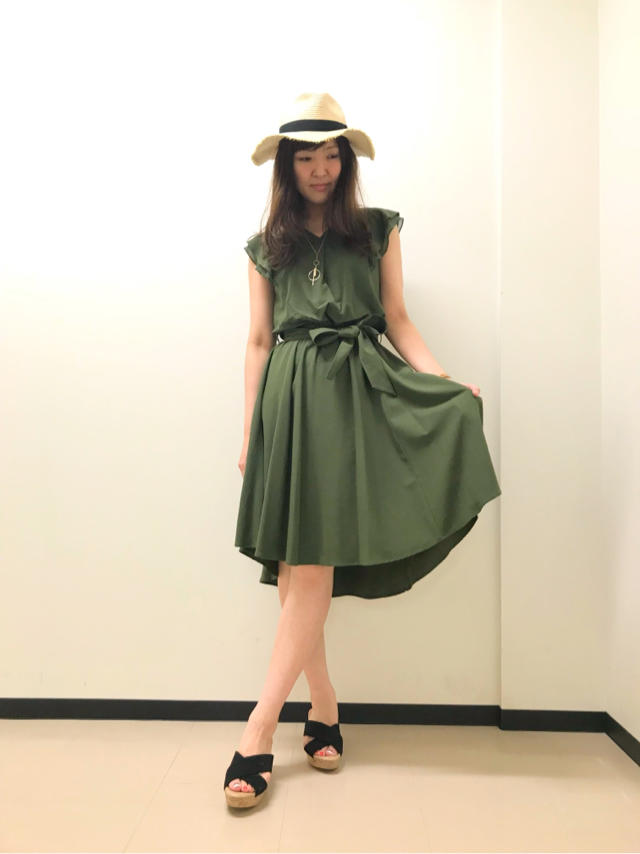 風に揺れる♡テールカットワンピース☆