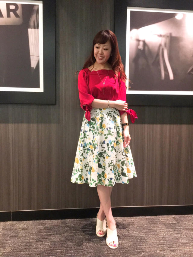 気分上がる♪オシャレな花柄スカート♡