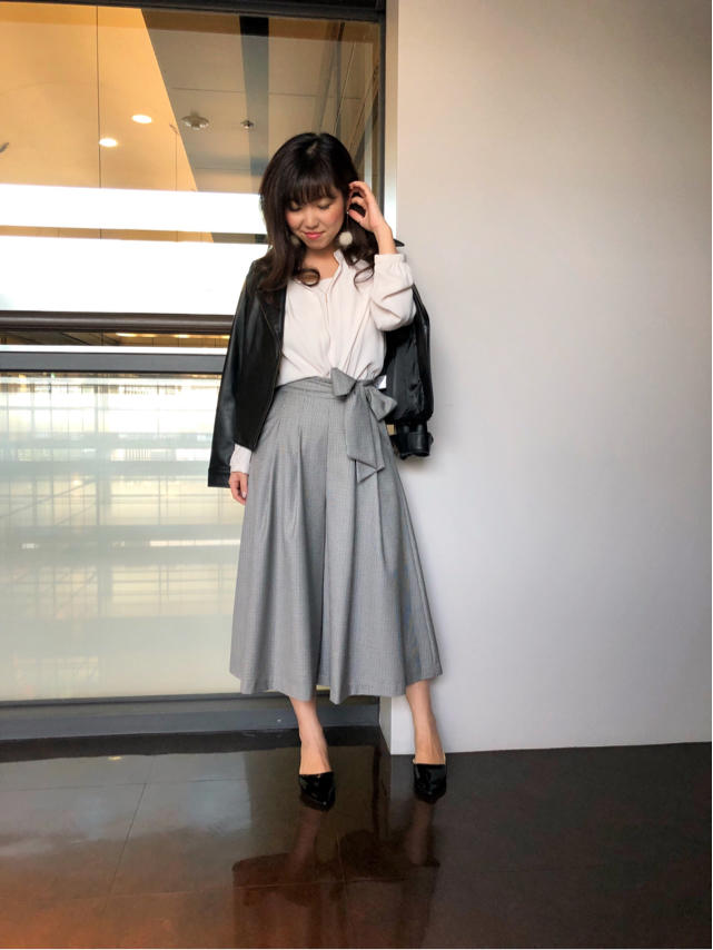 ウエストマークでstyleup❤︎新作スカーチョ