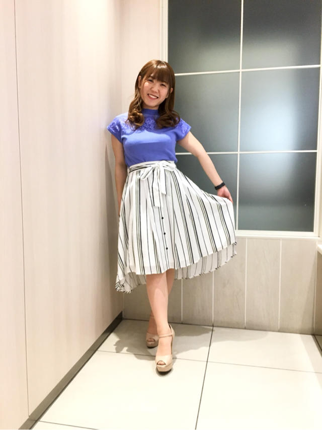 注目アイテム♡大人気フロントボタンスカート再入荷♡