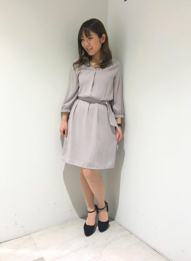 大定番の人気♡ラペル衿ブラウジングワンピース&off shot