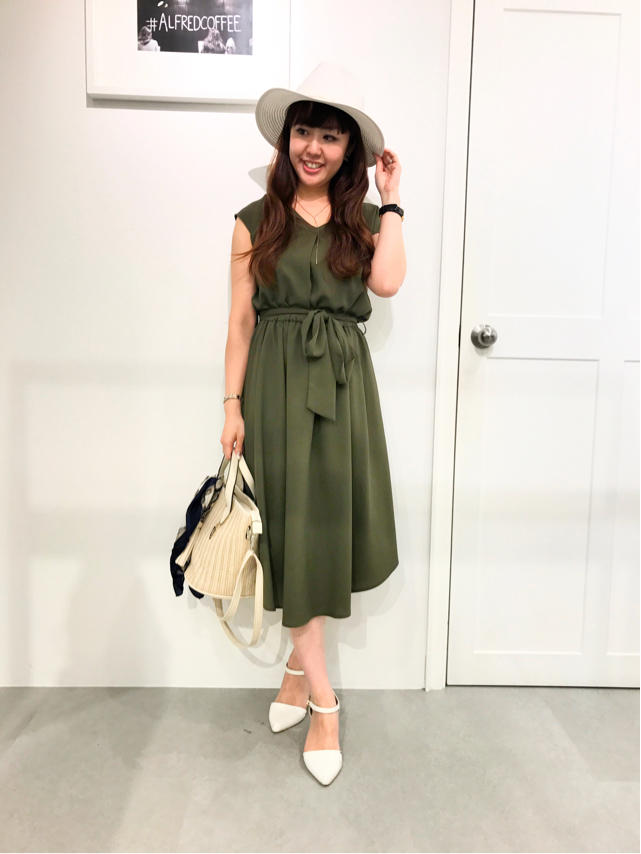 webカタログ掲載ワンピース&お花見行ってきました♡