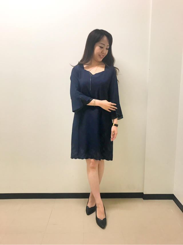 たまにはミニ丈も♡再入荷ワンピ♡ 