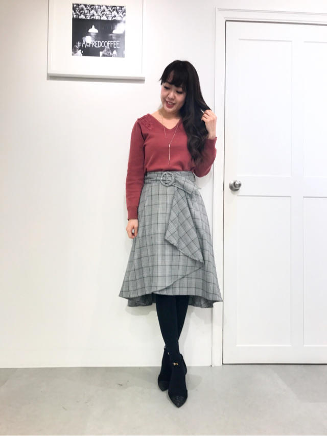 全色揃いましたっ☆大人気立体刺繍ニット♡