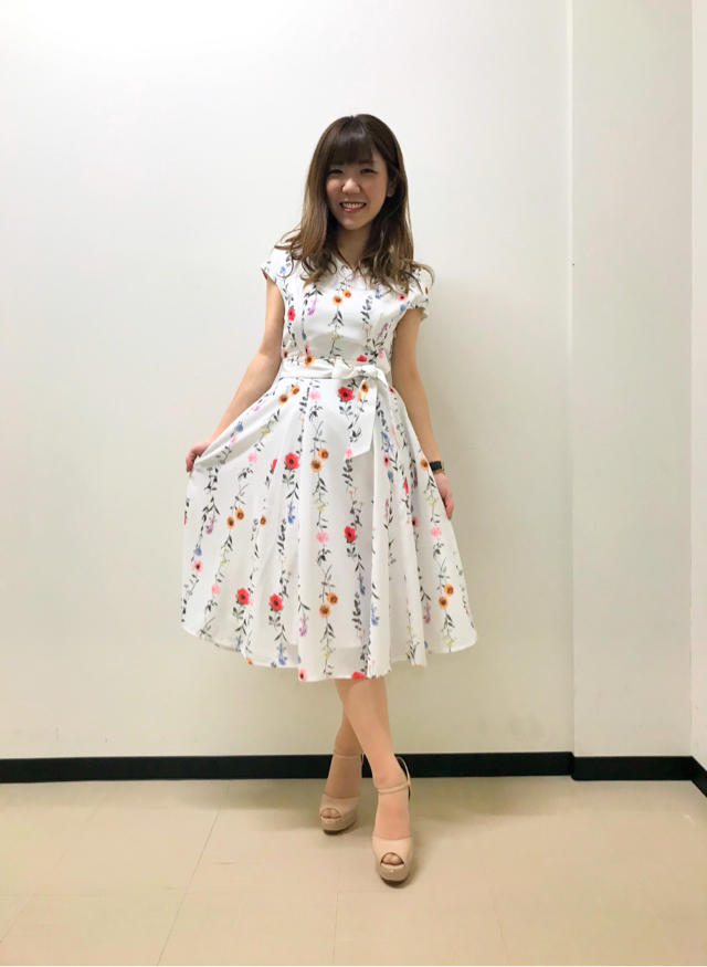 Webカタログ掲載アイテム♡売り切れ必至！？花柄ワンピース