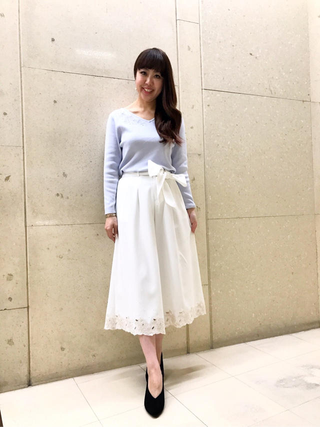 春の大人可愛いスタイリング♪