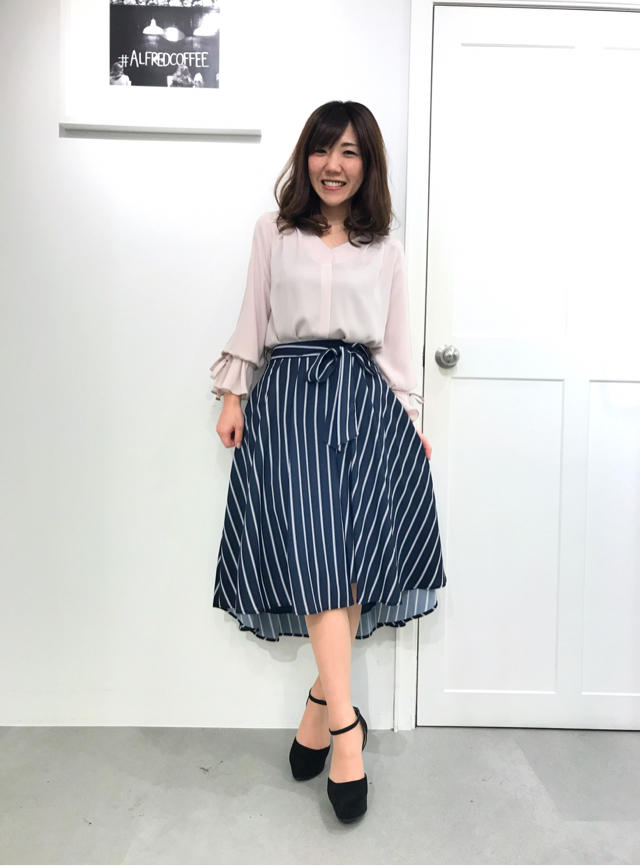 くしゅっとお袖がpoint♡ブラウジングスリーブブラウス