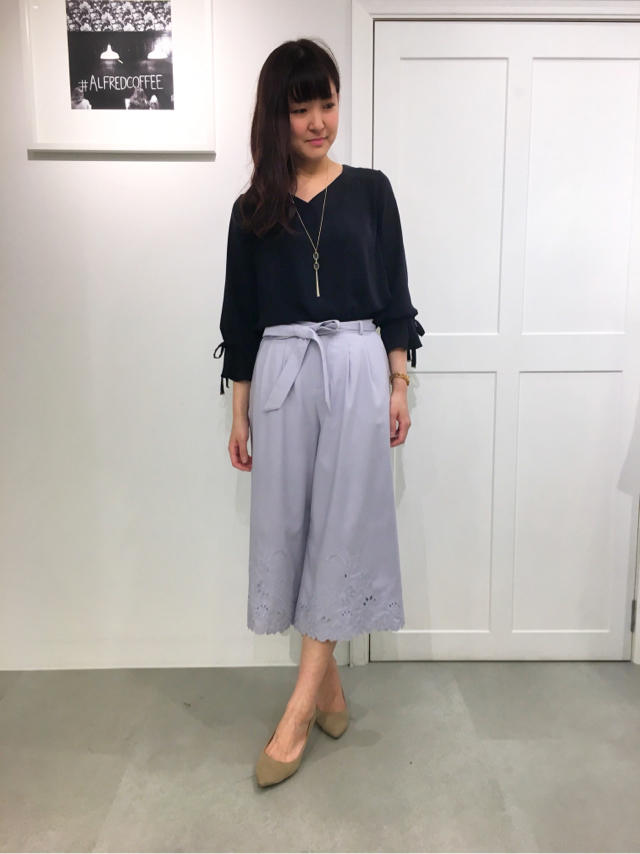 ♡新作♡フェミニンレディーなワイドパンツ