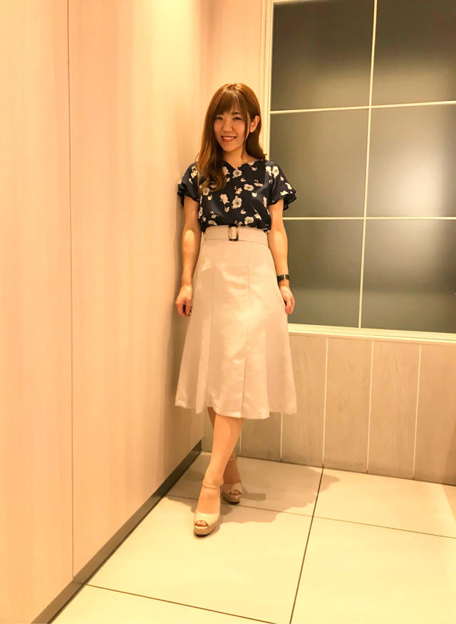 2段フレアでほっそり見せ★秋までのマストアイテム♡