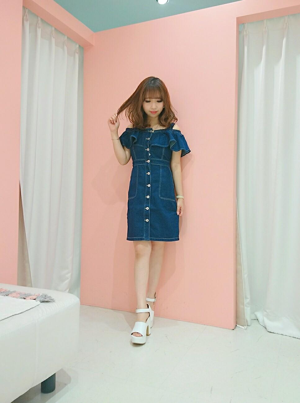 大注目♡♡デートにもぴったりなデニムワンピ♡/スヌーピー！！坂根