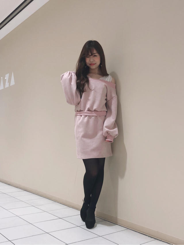 新作！！スウェードワンピ♡太田