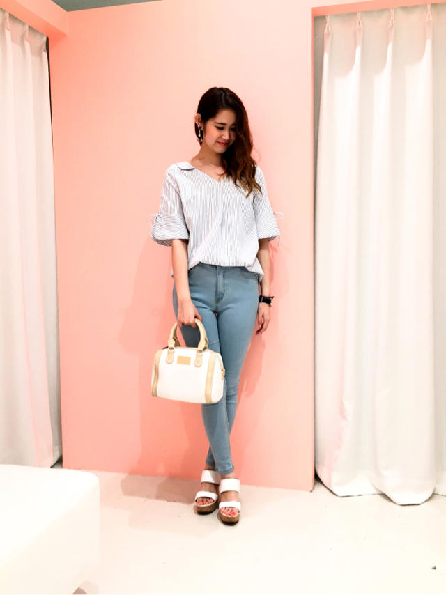 大人っぽさUP！！シンプルコーデ♪／NEWピアス♡みなみ