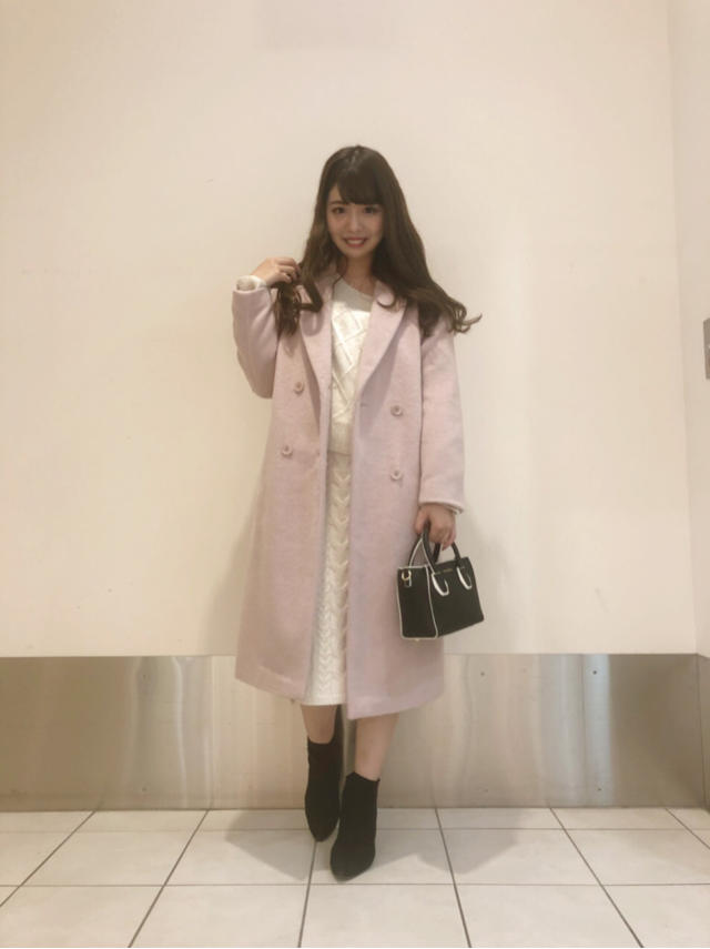 ロングシャギーコート♡武居