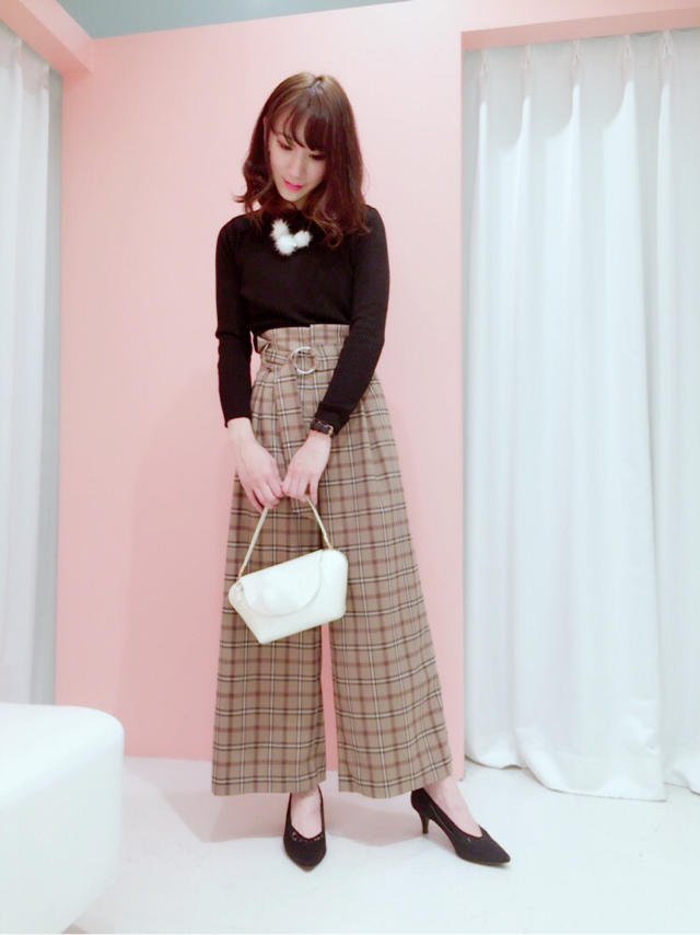 ♡オリジナルチェック柄パンツ♡  黒豆●●
