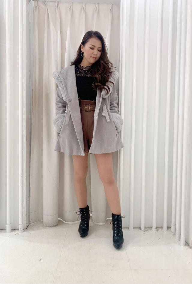 ファー付コートcode♡内田