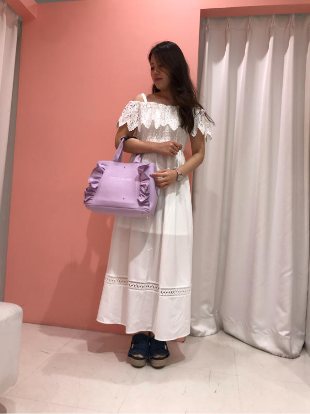 オフショルマキシワンピース♡ 永田