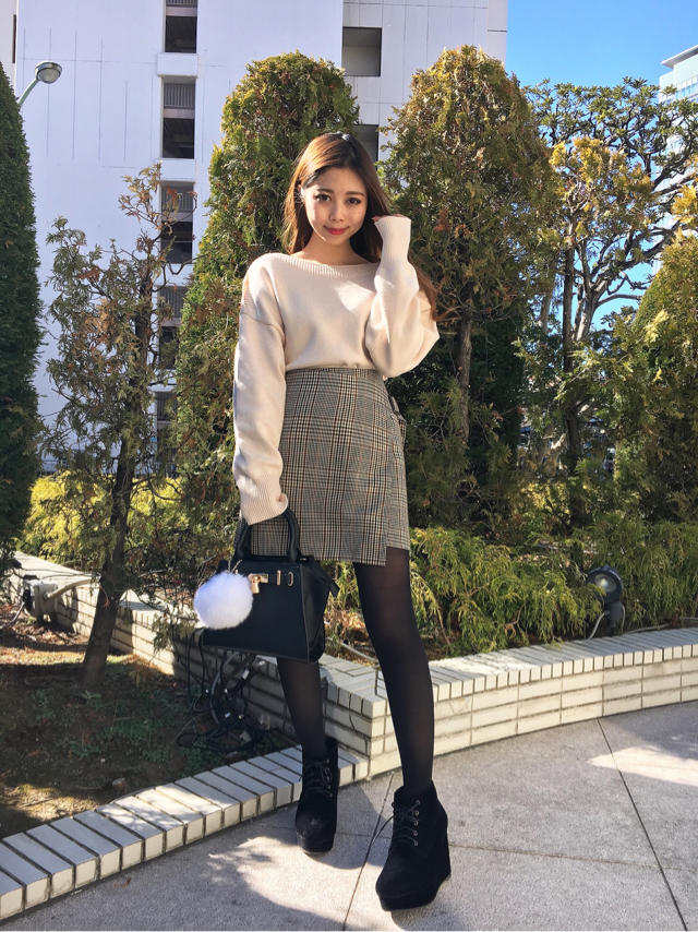 普段使いしやすい♡抜け感ニット♡工藤
