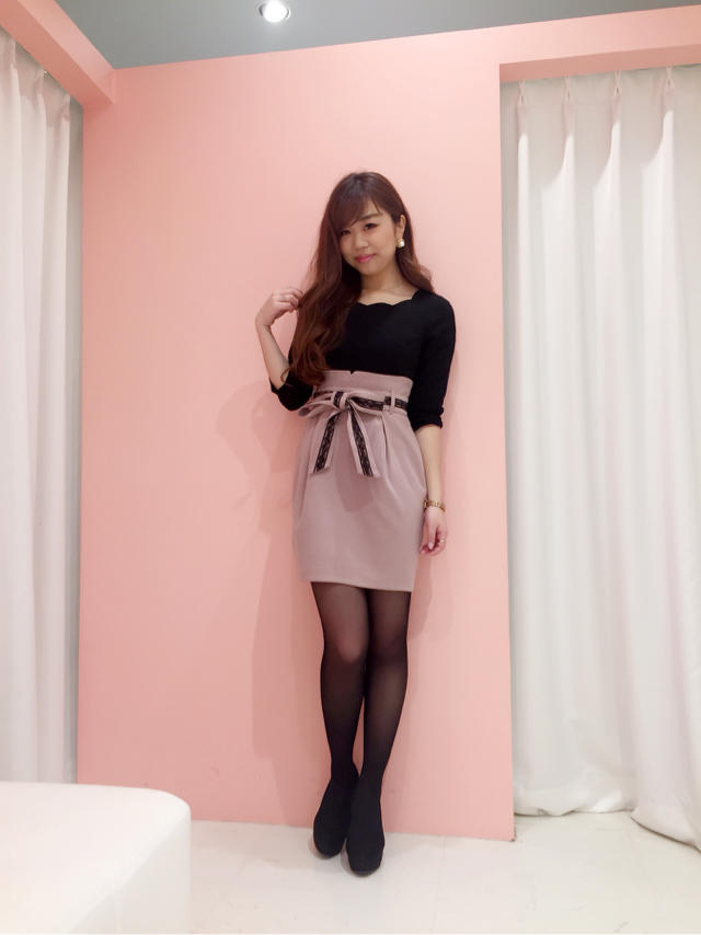 大人気！スカラップワンピ/仕事帰りに♡太田