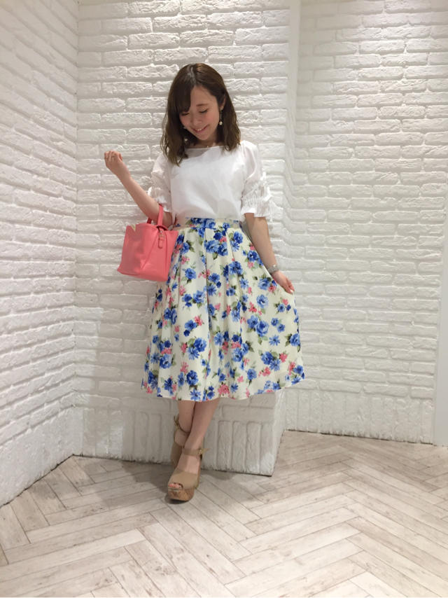 セシルオリジナル柄スカート/New nail♪ふかめろ