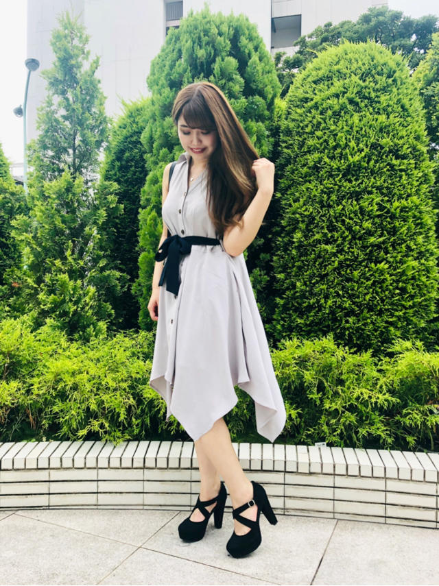 新作♡シャツベルトワンピ♡武居