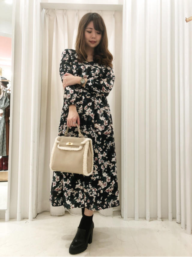 大人綺麗めワンピ♡武居
