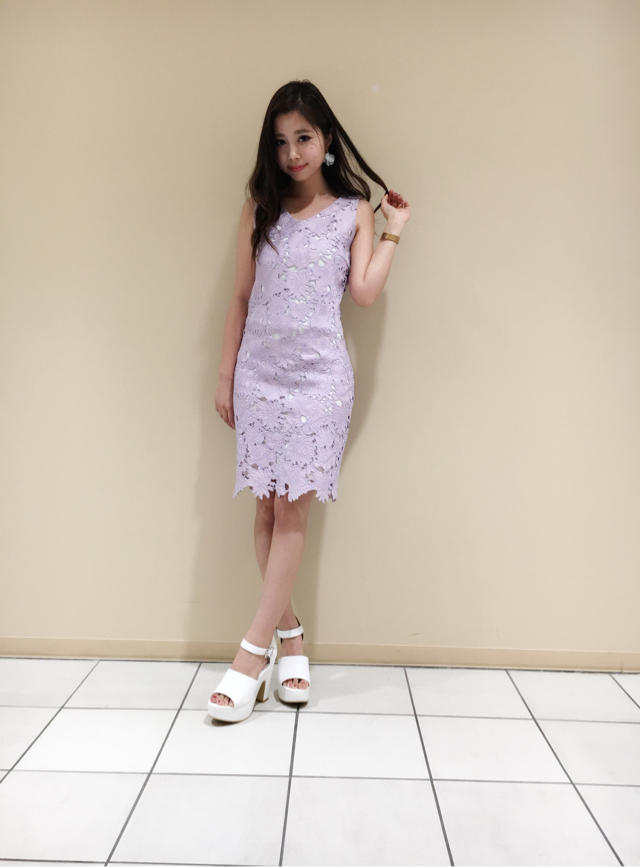 大人なレースワンピース♡工藤
