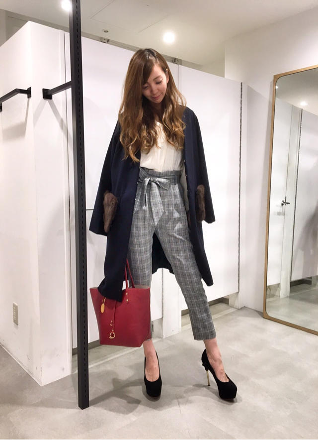 ♡再入荷チェック柄テーパードパンツ♡