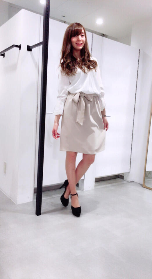 ウエストリボン♡ドッキングワンピース(*´꒳`*)