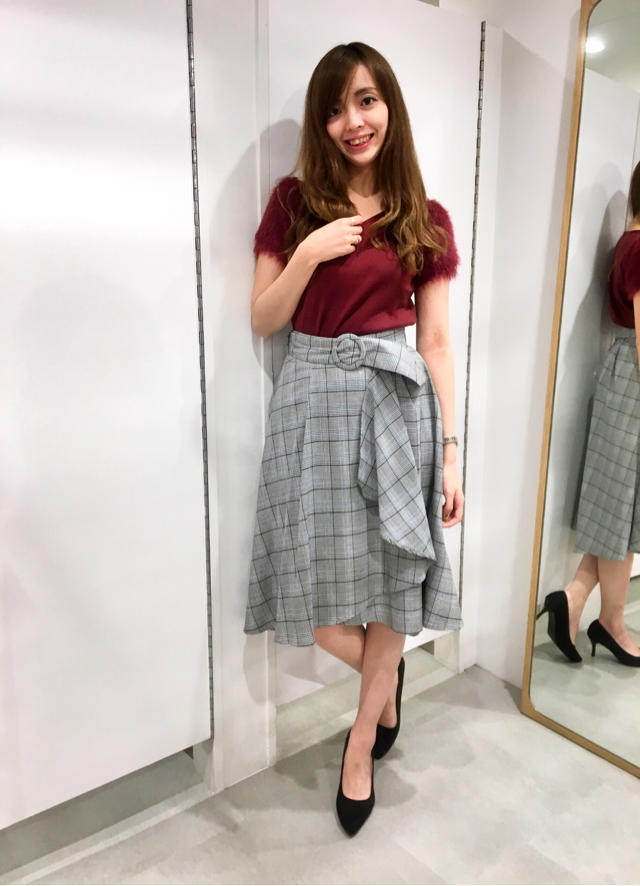 今期注目♡グレンチェック柄スカート(♡´ ꒳ ` )ﾉと秋色ネイル٩꒰｡•◡•｡꒱۶