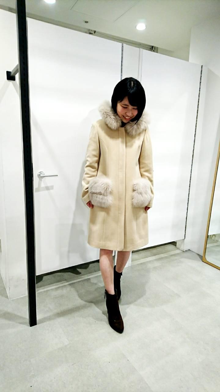 ◎10WAYフォックスファー付ウールコート◎