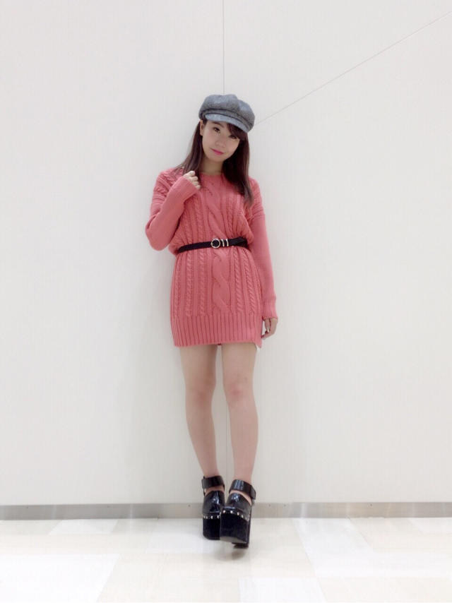 人気のゆるかわニットワンピ♡MAIKO