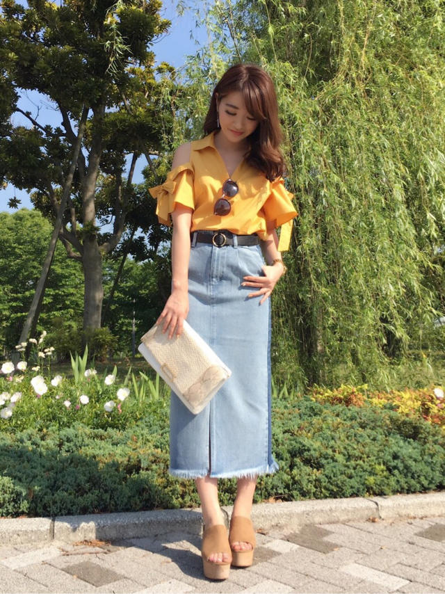 トレンド感のあるcode❤︎ 肩出しブラウス❤︎❤︎ ayano
