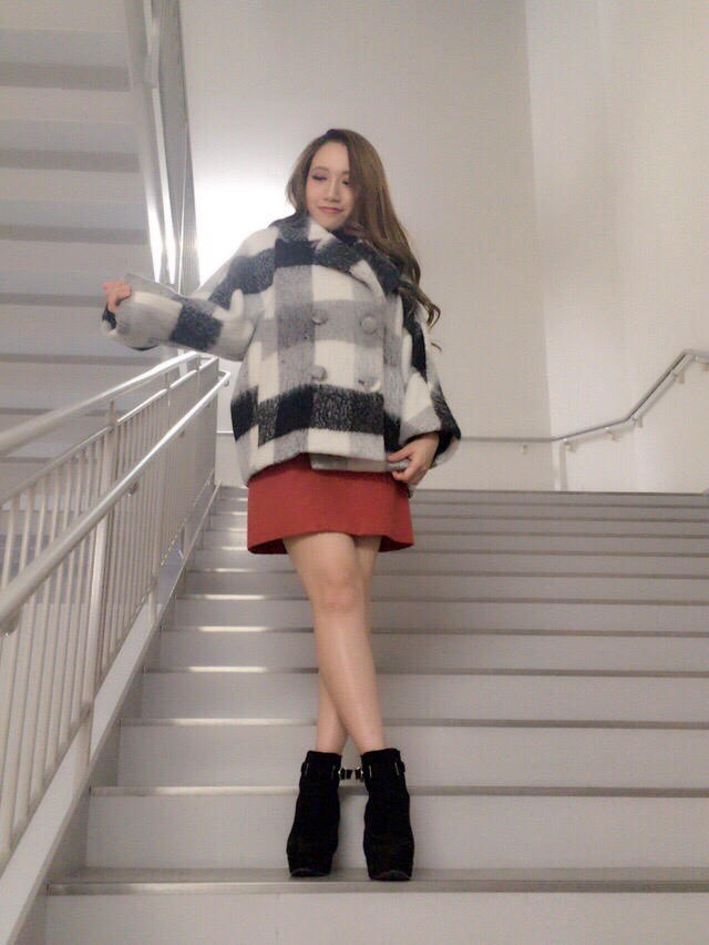 チェックアウター.*･ﾟ　.ﾟ･*.ぱるしゃん