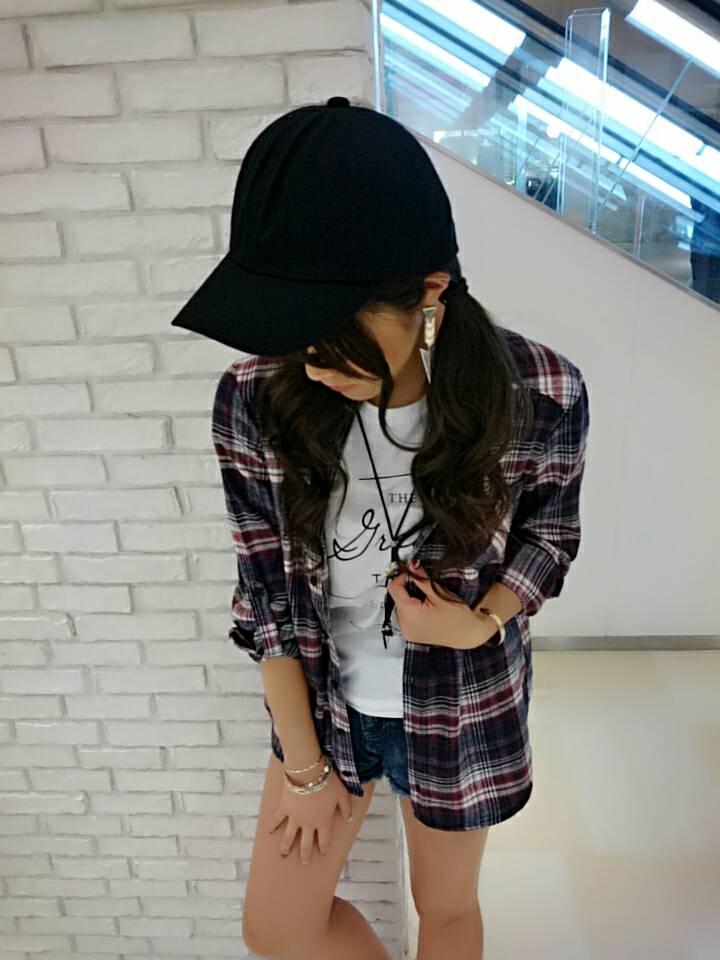 new in★チェックシャツ★