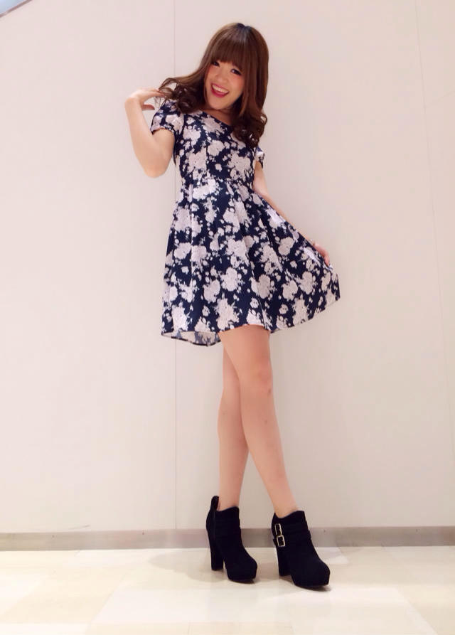 花柄♡♡フェミニンワンピ٩(๑❛ᴗ❛๑)۶