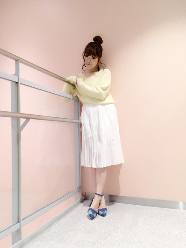 冬アイテムでも早めに春を感じるさわやか系コーデ♪♪MAIKO