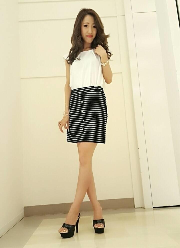 後ろリボントップス♡ozawa♡