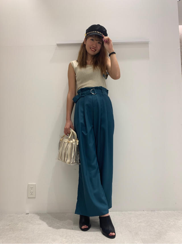 夏まで使えるベルトニットタンク♡♡