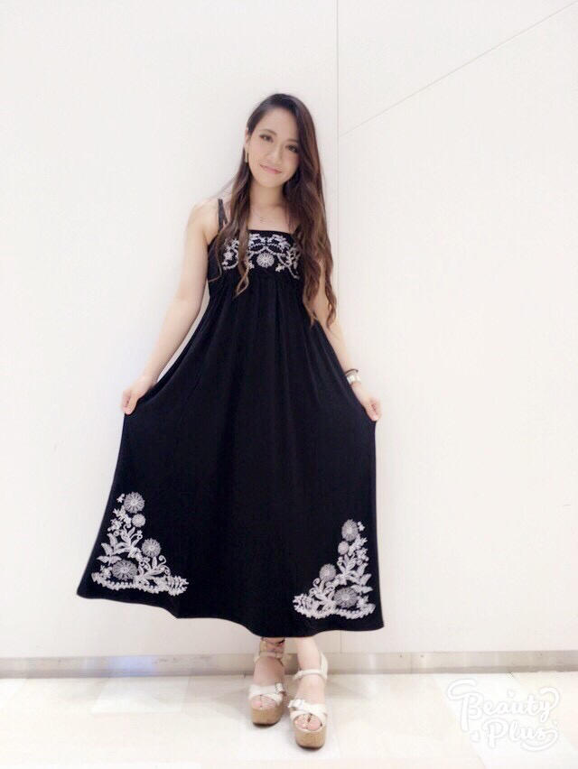 リラックス感のあるベアマキシワンピース❤︎❤︎