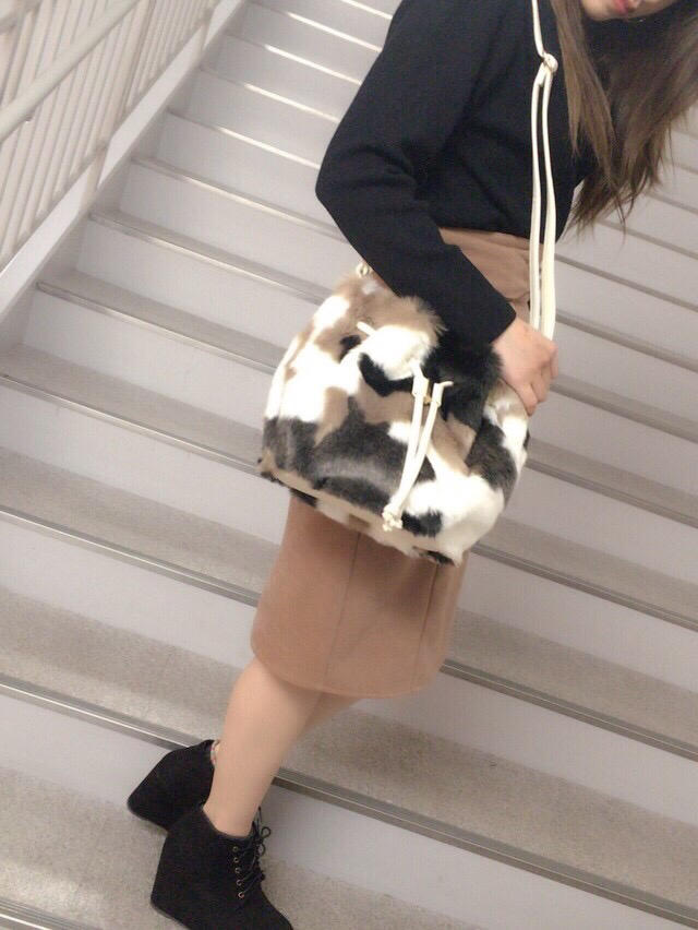 モコモコファー巾着BAG❤︎