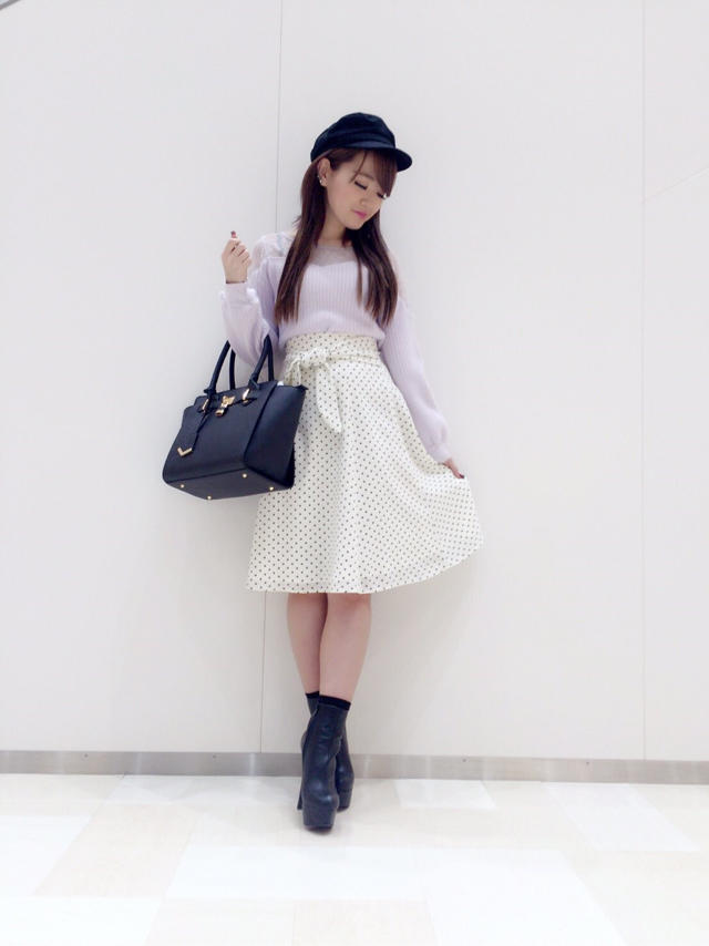 パステルカラーでフェミニンコーデ♡MAIKO