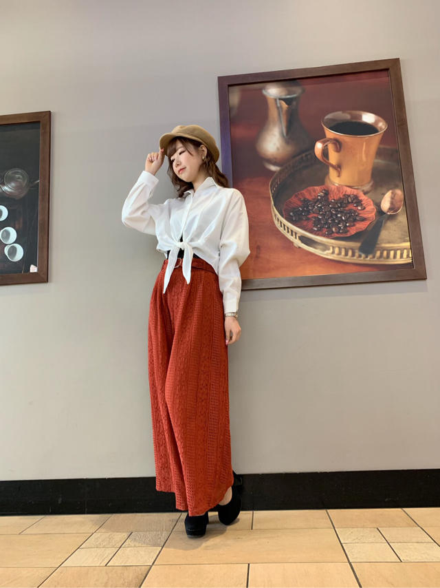 レースワイドパンツ♡