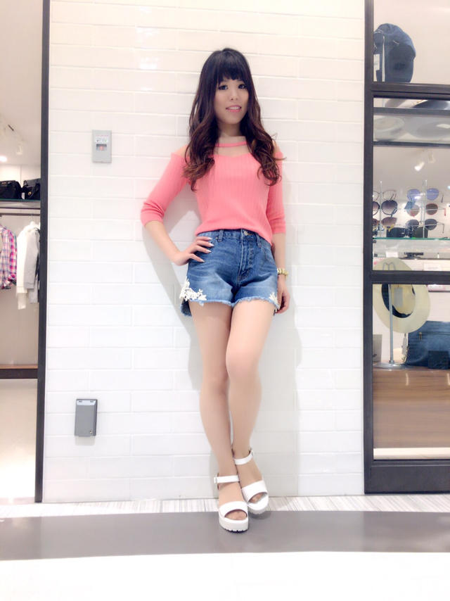 デニムショートパンツ♡イメチェンしました。●●