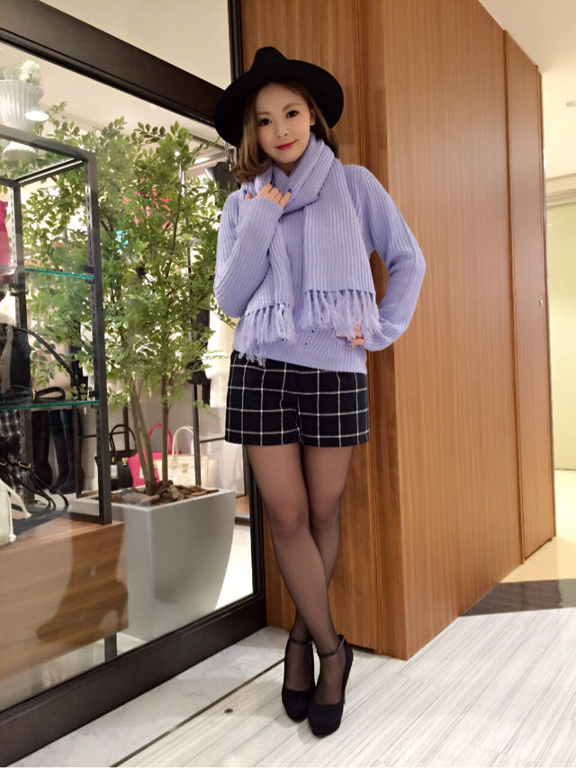 マフラー付きニット▶︎▷▷