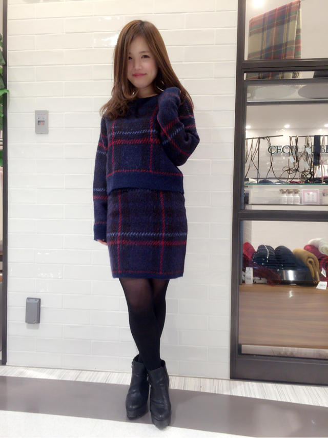 チェックセットアップ♡