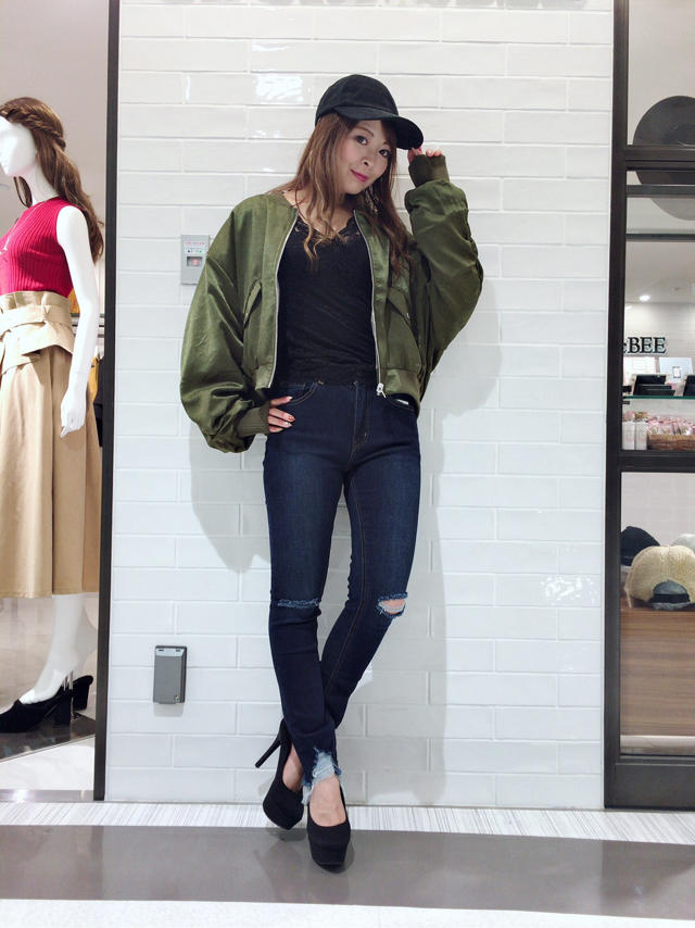 リバーシブルシャーリングMA-1(*^◯^*)♡
