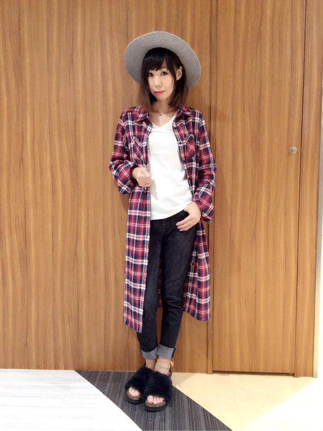 ロングチェックシャツ☆