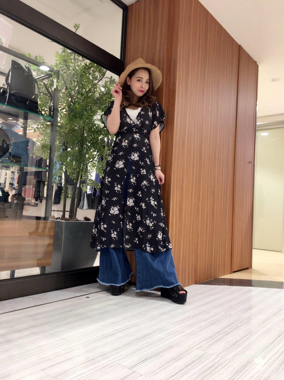 花柄ガウン（＾ω＾）