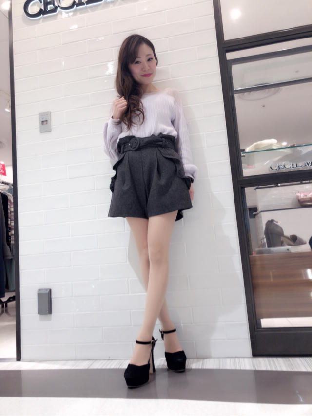 ベルト付きショートパンツ♡