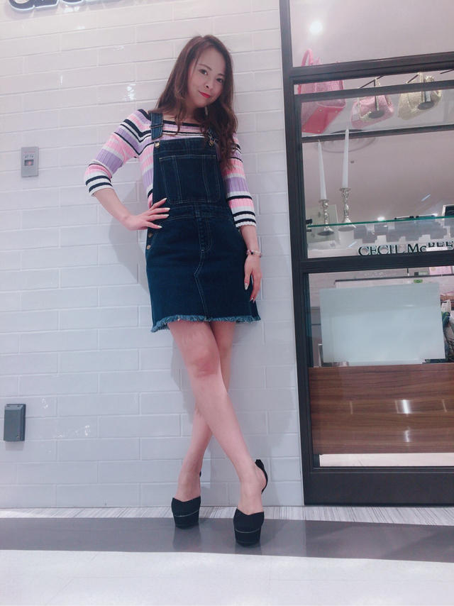デニムサロペット♡